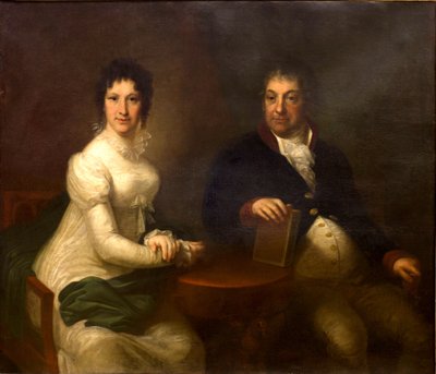 Portrait of Józef and Maria Markowski from the Langelot Family by Józef Peszka
